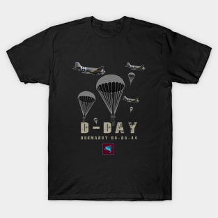 UK Paratroopers D-Day WWII Normandy 6nd Airborne T-Shirt